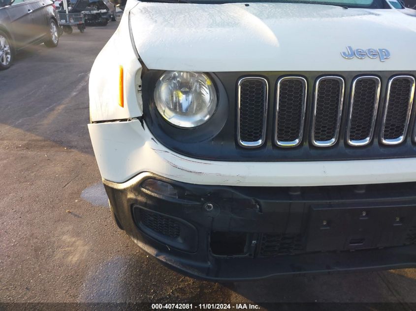 2018 Jeep Renegade Sport 4X4 VIN: ZACCJBAB1JPH00014 Lot: 40742081