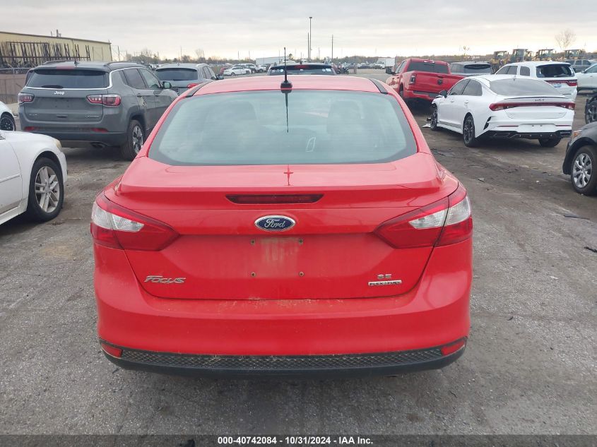 2013 Ford Focus Se VIN: 1FADP3F26DL237528 Lot: 40742084