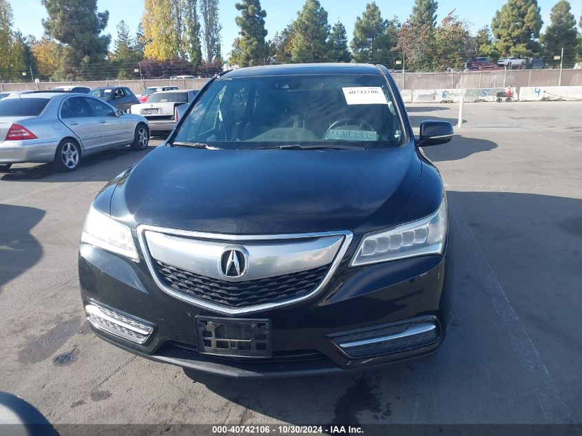 2016 Acura Mdx Technology Acurawatch Plus Packages/Technology Package VIN: 5FRYD3H49GB008883 Lot: 40742106