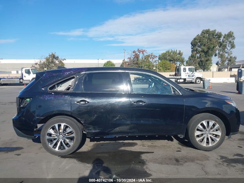 2016 Acura Mdx Technology Acurawatch Plus Packages/Technology Package VIN: 5FRYD3H49GB008883 Lot: 40742106