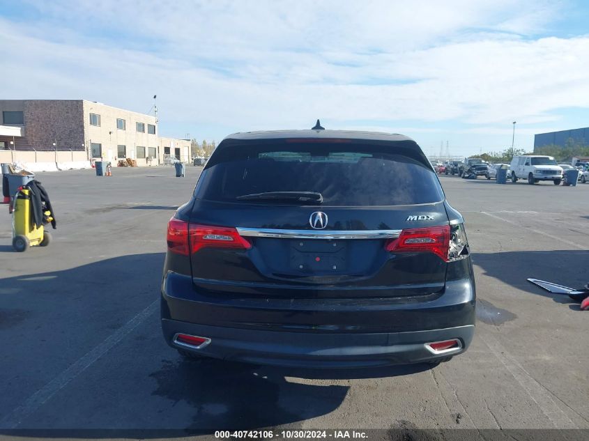 2016 Acura Mdx Technology Acurawatch Plus Packages/Technology Package VIN: 5FRYD3H49GB008883 Lot: 40742106