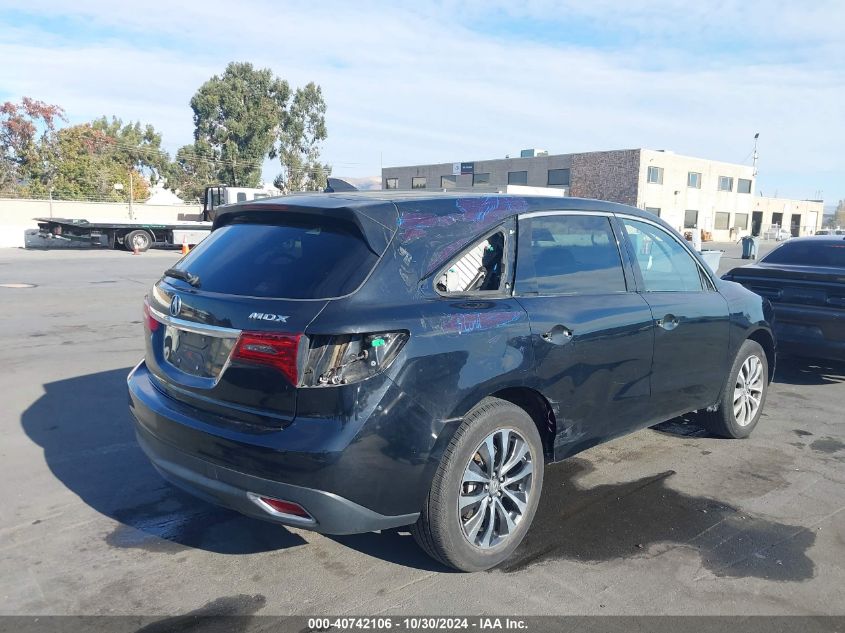 2016 Acura Mdx Technology Acurawatch Plus Packages/Technology Package VIN: 5FRYD3H49GB008883 Lot: 40742106