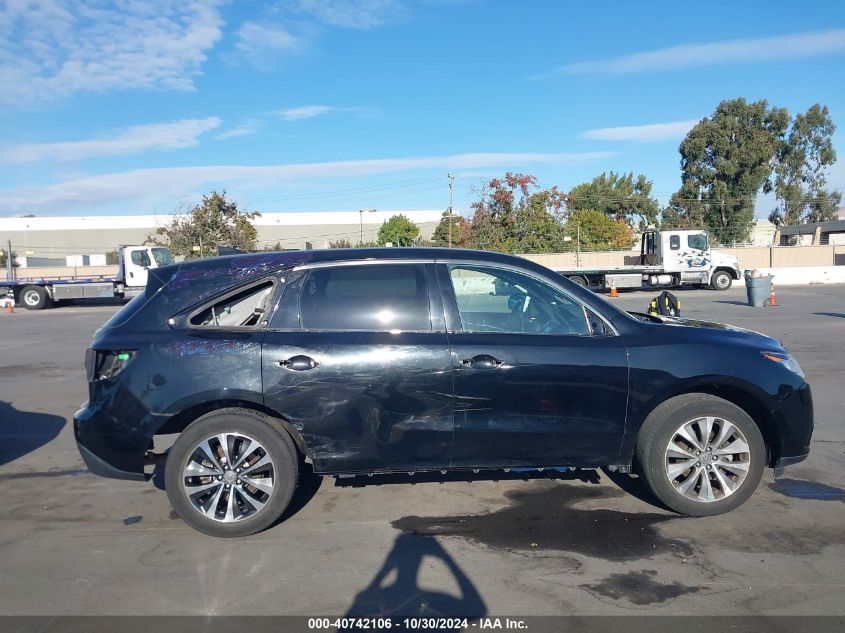 2016 Acura Mdx Technology Acurawatch Plus Packages/Technology Package VIN: 5FRYD3H49GB008883 Lot: 40742106