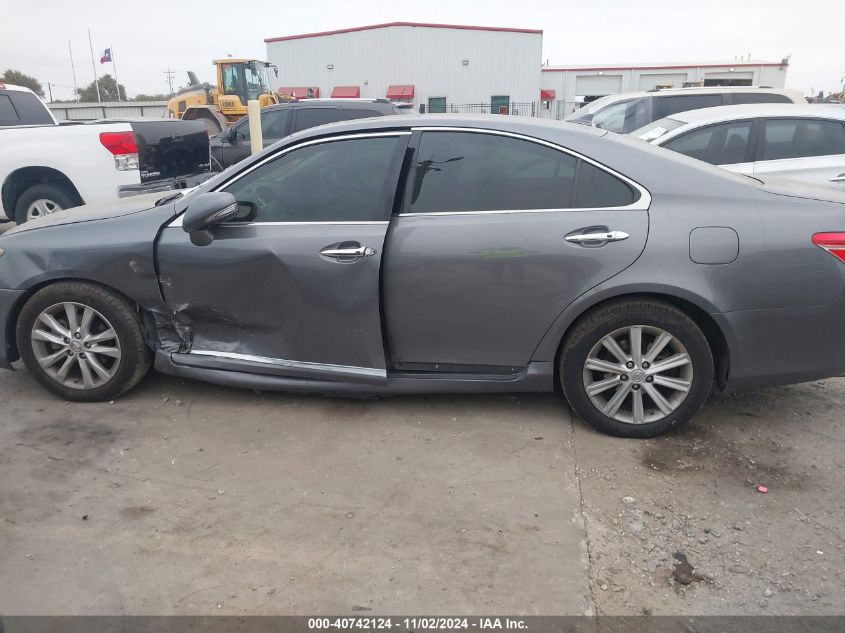 2012 Lexus Es 350 VIN: JTHBK1EG2C2479303 Lot: 40742124