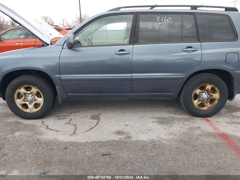 2006 Toyota Highlander VIN: JTEGD21A260144661 Lot: 40742160