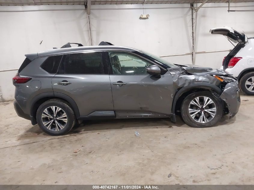 2021 Nissan Rogue Sv Intelligent Awd VIN: 5N1AT3BB7MC754461 Lot: 40742167