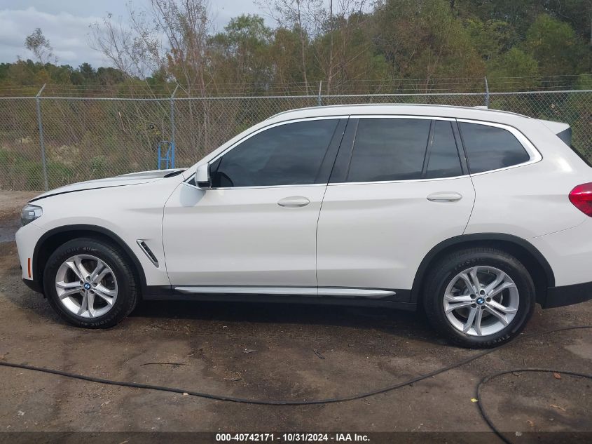 2019 BMW X3 Sdrive30I VIN: 5UXTR7C57KLF30049 Lot: 40742171