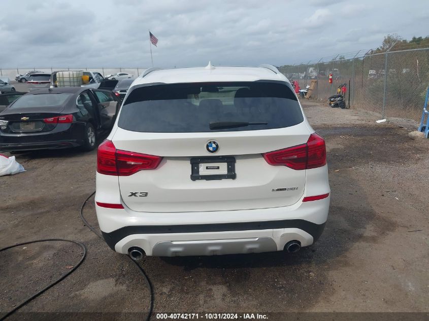 2019 BMW X3 Sdrive30I VIN: 5UXTR7C57KLF30049 Lot: 40742171