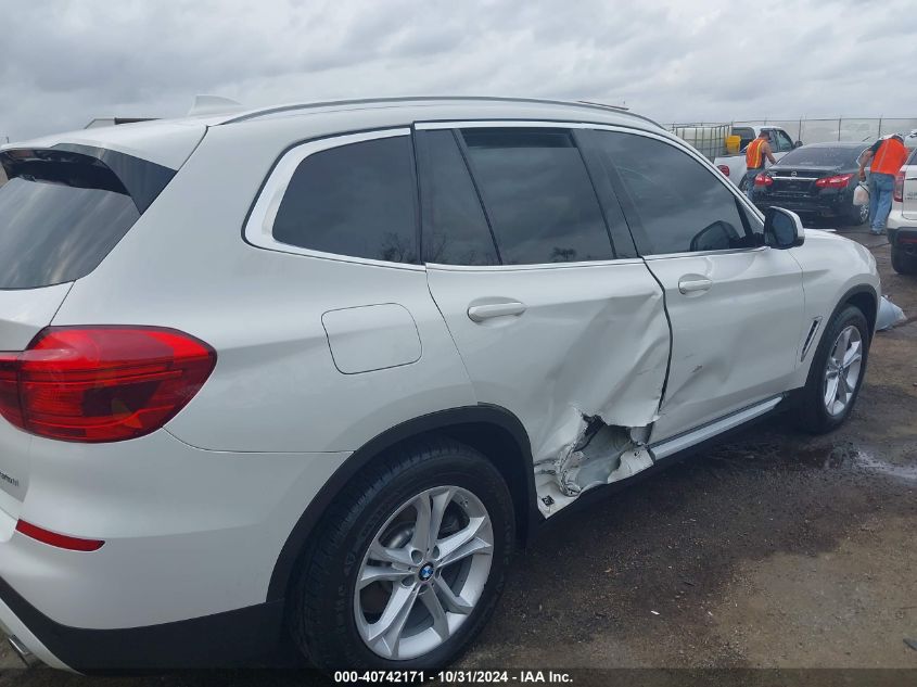 2019 BMW X3 Sdrive30I VIN: 5UXTR7C57KLF30049 Lot: 40742171