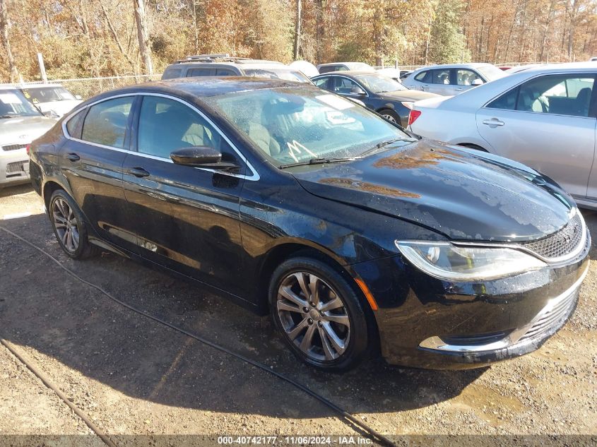 2015 Chrysler 200 Limited VIN: 1C3CCCAB1FN653989 Lot: 40742177