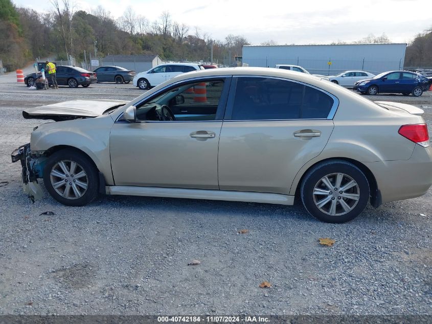 2010 Subaru Legacy 2.5I Premium VIN: 4S3BMCG67A3226965 Lot: 40742184