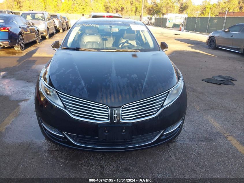 2015 Lincoln Mkz Hybrid VIN: 3LN6L2LU8FR629487 Lot: 40742195