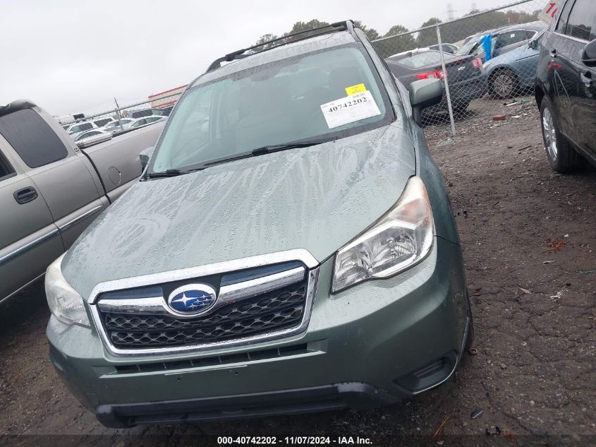 2015 Subaru Forester 2.5I Premium VIN: JF2SJAFC9FH497185 Lot: 40742202