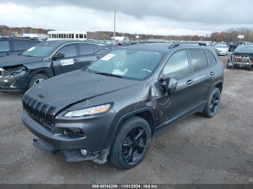 2017 Jeep Cherokee High Altitude 4X4 VIN: 1C4PJMDS5HW655956 Lot: 40742209