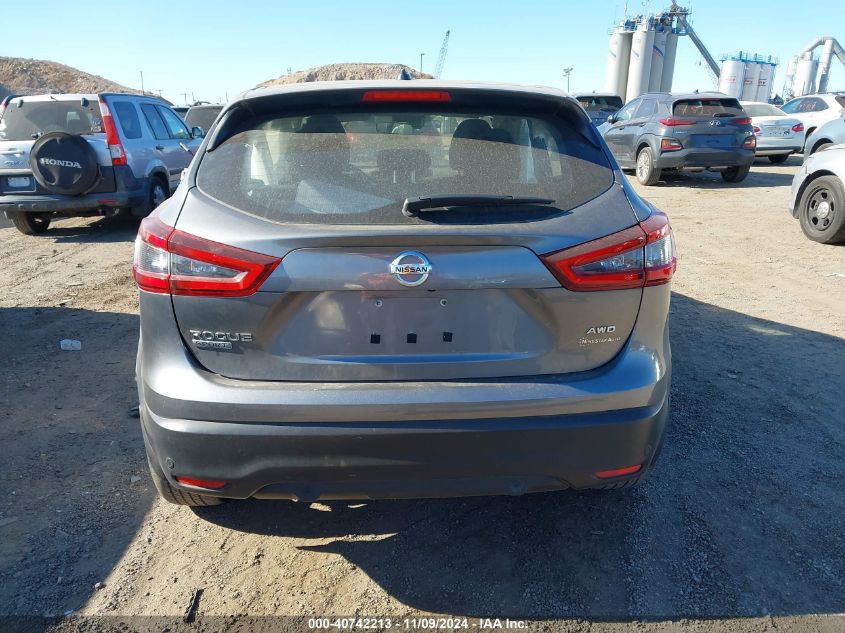 2021 Nissan Rogue Sport S Awd Xtronic Cvt VIN: JN1BJ1AWXMW673544 Lot: 40742213