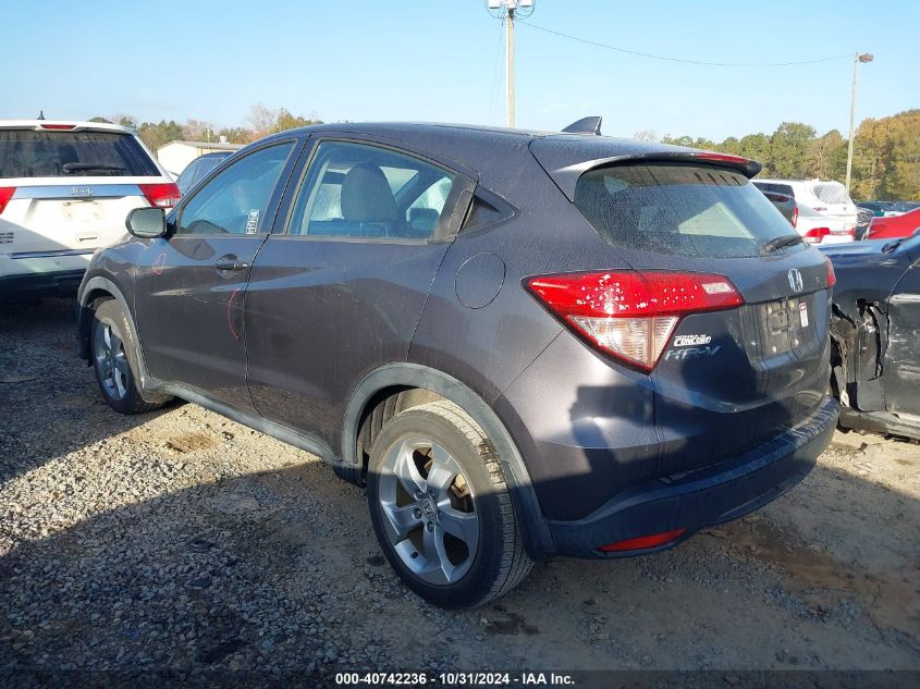 2016 Honda Hr-V Lx VIN: 3CZRU6H3XGM745398 Lot: 40742236