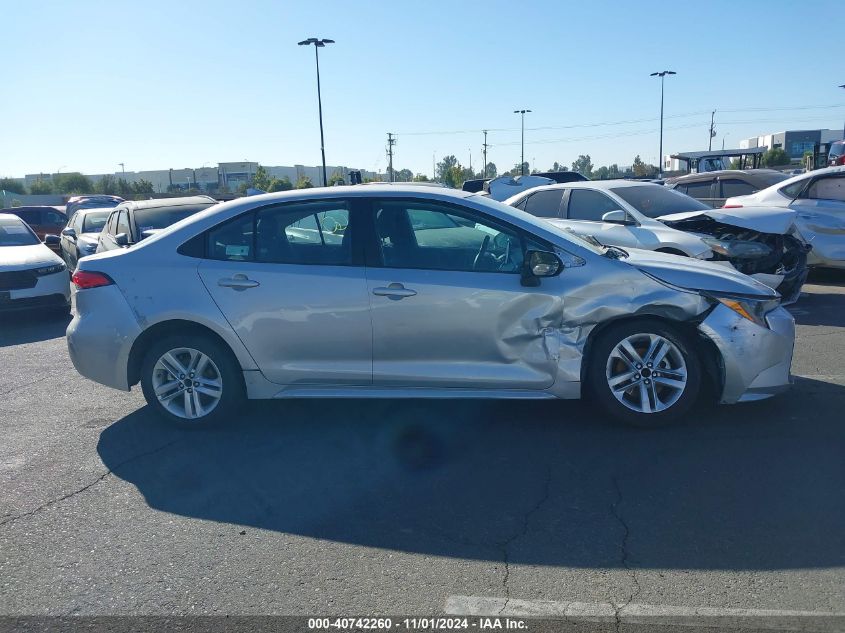 2020 Toyota Corolla Le VIN: 5YFEPRAE1LP021403 Lot: 40742260