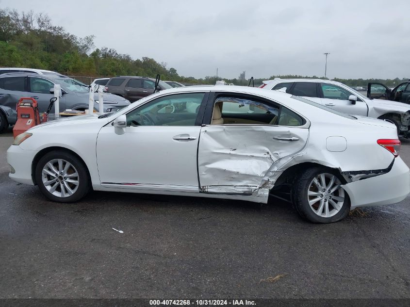 2012 Lexus Es 350 VIN: JTHBK1EGXC2484944 Lot: 40742268