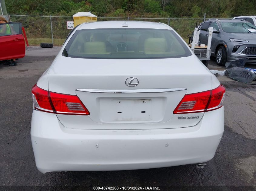 2012 Lexus Es 350 VIN: JTHBK1EGXC2484944 Lot: 40742268