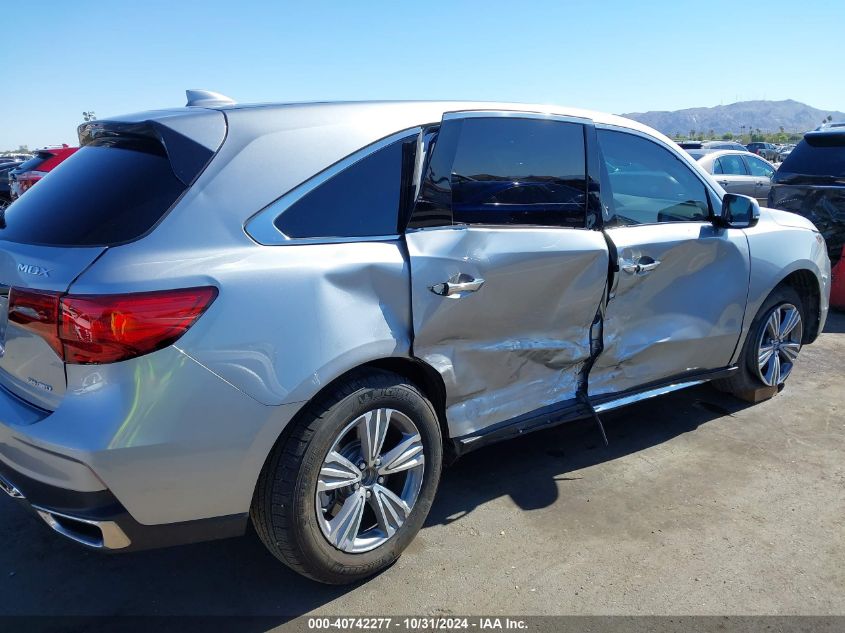 2020 Acura Mdx Standard VIN: 5J8YD4H31LL055994 Lot: 40742277