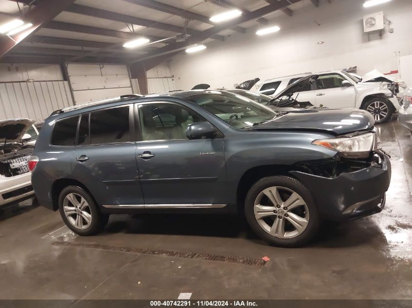 2013 Toyota Highlander Limited V6 VIN: 5TDDK3EH9DS206349 Lot: 40742291