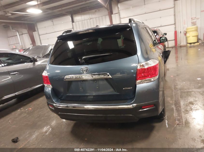 2013 Toyota Highlander Limited V6 VIN: 5TDDK3EH9DS206349 Lot: 40742291