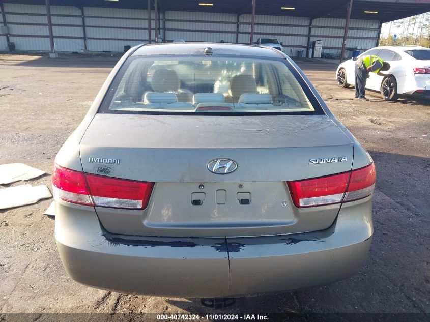 2008 Hyundai Sonata Gls VIN: 5NPET46C48H301181 Lot: 40742324