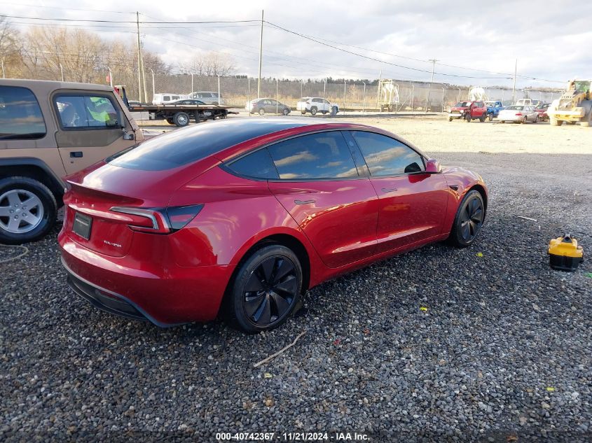 VIN 5YJ3E1EB7RF812411 2024 Tesla Model 3, Long Rang... no.4