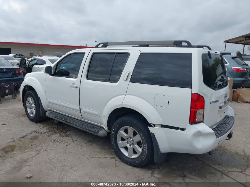 2012 Nissan Pathfinder Sv VIN: 5N1AR1NB1CC601278 Lot: 40742373