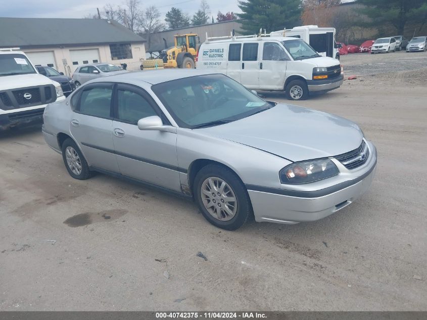 2001 Chevrolet Impala VIN: 2G1WF52EX19168551 Lot: 40742375