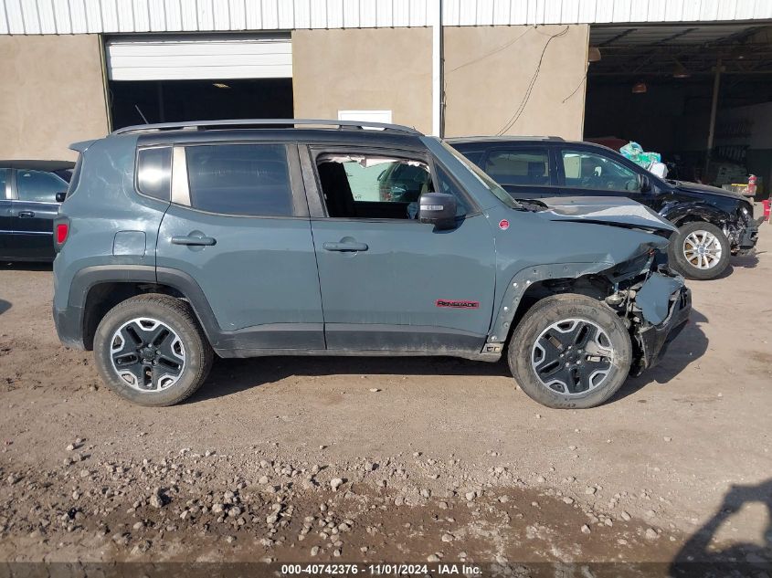 2015 Jeep Renegade Trailhawk VIN: ZACCJBCT8FPC33770 Lot: 40742376