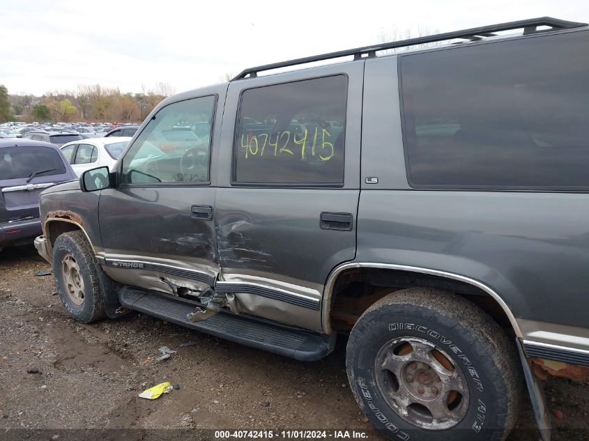 1999 Chevrolet Tahoe Ls VIN: 1GNEK13R1XJ536600 Lot: 40742415