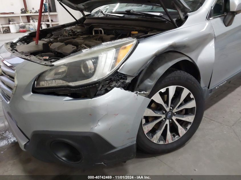 2017 Subaru Outback 2.5I Limited VIN: 4S4BSANC4H3231484 Lot: 40742469