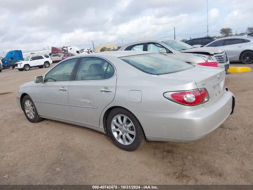 2003 Lexus Es 300 VIN: JTHBF30G536009833 Lot: 40742470