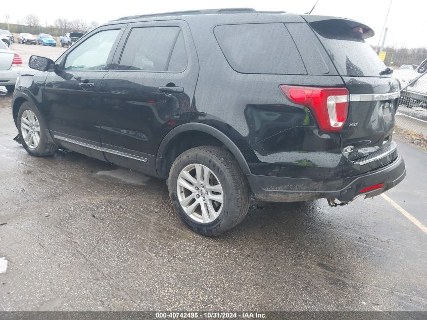 VIN 1FM5K8D8XJGC65527 2018 Ford Explorer, Xlt no.3