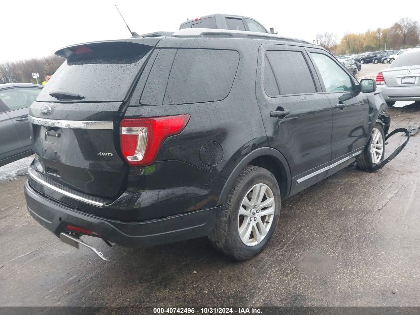 VIN 1FM5K8D8XJGC65527 2018 Ford Explorer, Xlt no.4