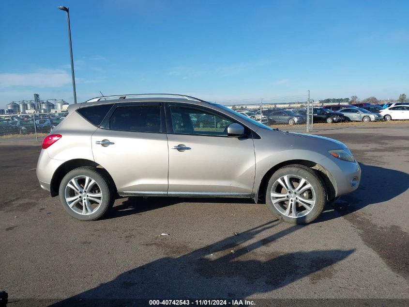 2010 Nissan Murano Le VIN: JN8AZ1MW9AW136029 Lot: 40742543