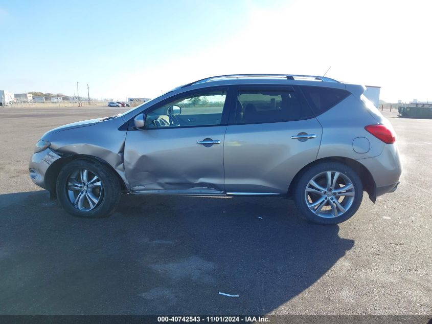 2010 Nissan Murano Le VIN: JN8AZ1MW9AW136029 Lot: 40742543