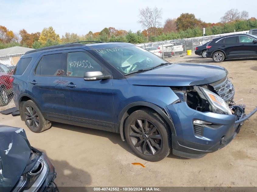 2018 Ford Explorer Xlt VIN: 1FM5K8D85JGA74503 Lot: 40742552