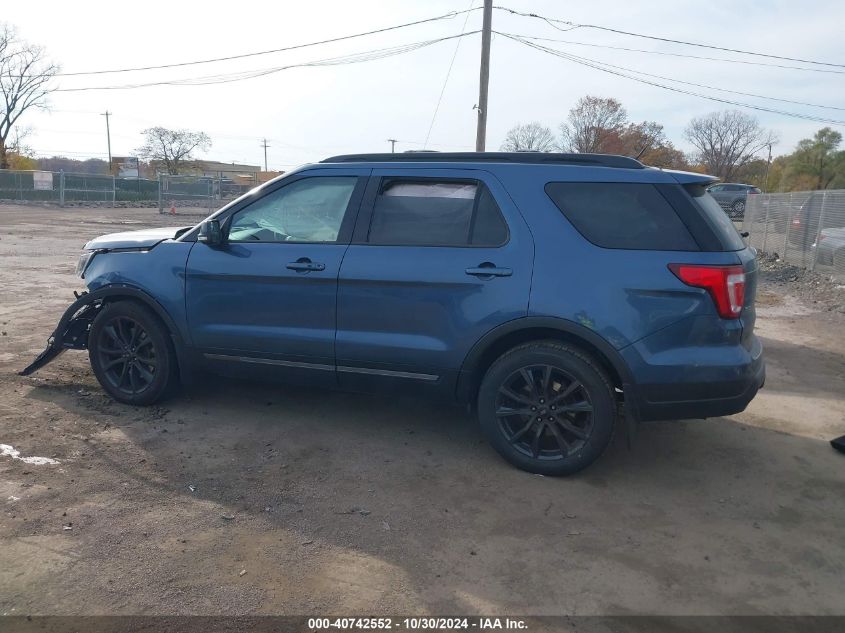 2018 Ford Explorer Xlt VIN: 1FM5K8D85JGA74503 Lot: 40742552