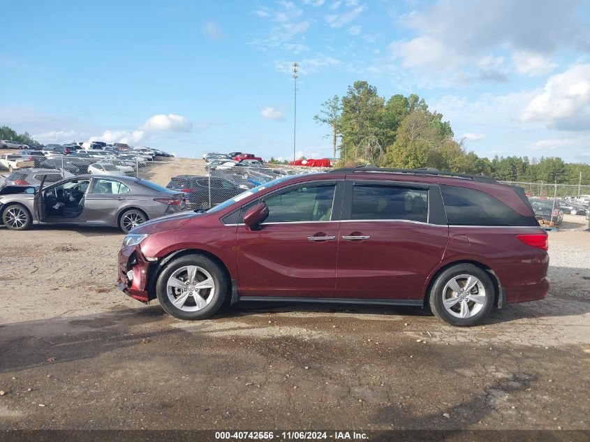 2019 Honda Odyssey Ex-L VIN: 5FNRL6H78KB021377 Lot: 40742556