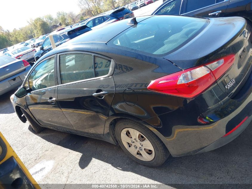 2016 Kia Forte Lx VIN: KNAFK4A6XG5535510 Lot: 40742558