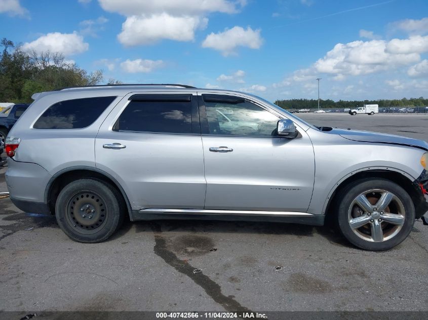 2011 Dodge Durango Citadel VIN: 1D4SD5GT2BC692499 Lot: 40742566