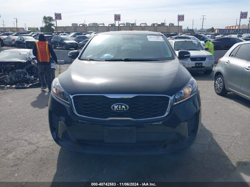 2019 Kia Sorento 2.4L Lx VIN: 5XYPG4A37KG507226 Lot: 40742583