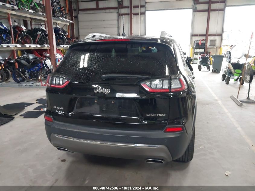 2019 Jeep Cherokee Limited 4X4 VIN: 1C4PJMDX6KD159241 Lot: 40742596