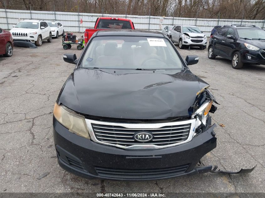 2009 Kia Optima Lx VIN: KNAGE228595323598 Lot: 40742643