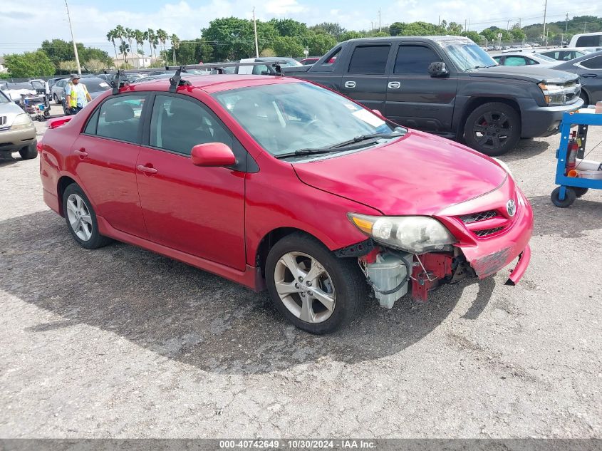 2013 TOYOTA COROLLA S - 2T1BU4EE2DC124033