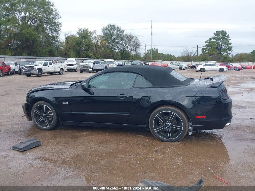 2013 Ford Mustang Gt Premium VIN: 1ZVBP8FF5D5209268 Lot: 40742662