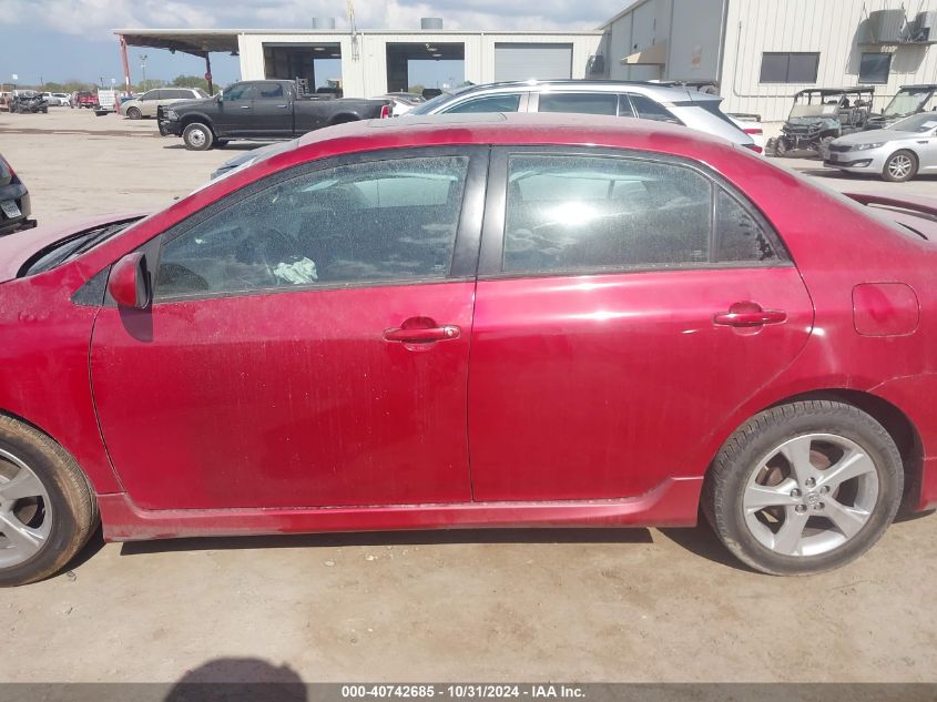 2012 Toyota Corolla S VIN: 2T1BU4EE9CC760088 Lot: 40742685