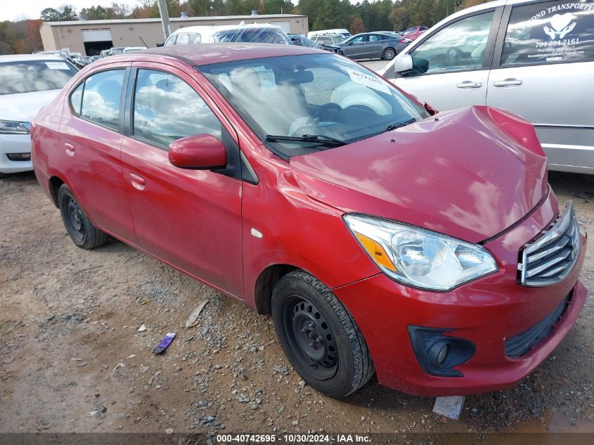 VIN ML32F3FJ2JHF15468 2018 Mitsubishi Mirage, G4 ES no.1